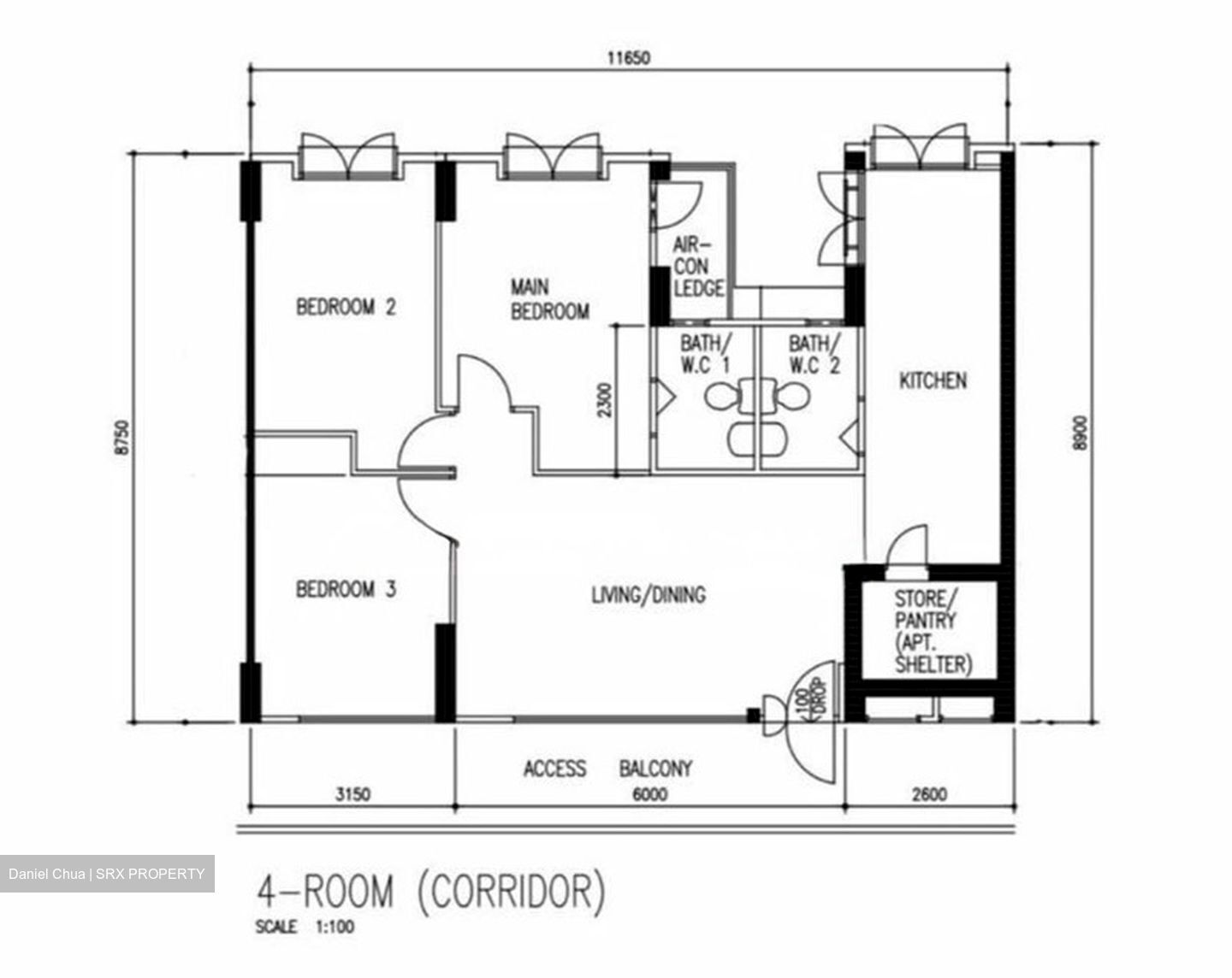 Blk 304 Anchorvale Link (Sengkang), HDB 4 Rooms #594603611